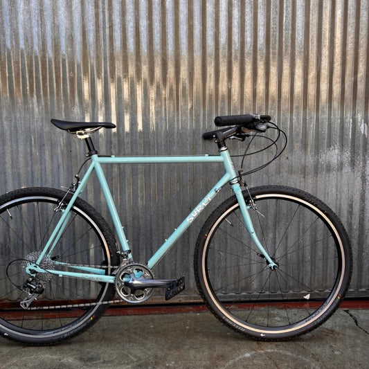 Robin's Egg Blue Surly Crosscheck Used Bicycle with Jones Loop Bar