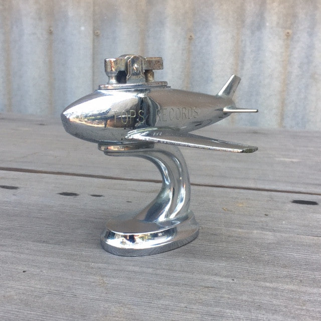 Top Records Promo Jet Plane Table Lighter from 1950's