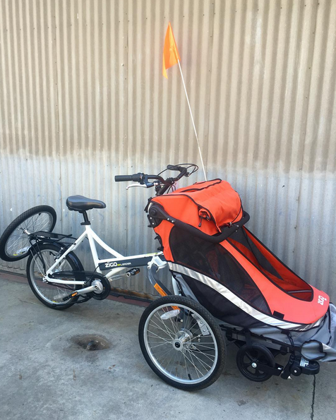 Zigo Leader Bakfiet Kid Cargo Carrying Trike Stroller Everything Bike