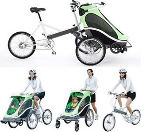 Zigo Leader Bakfiet Kid Cargo Carrying Trike Stroller Everything Bike