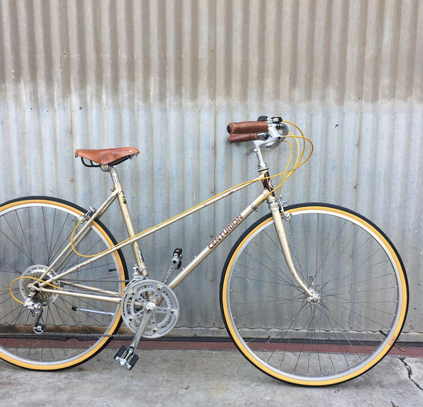 Centurion Vintage Mixte City Bike with a Brooks Leather Saddle