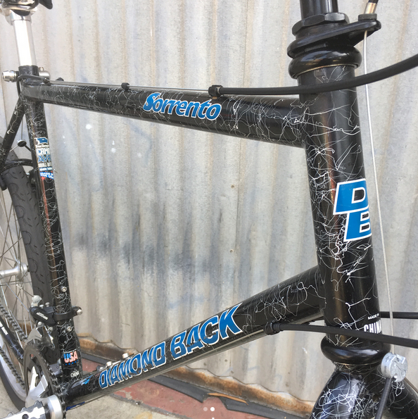 Diamondback Bold 1980's Splatter Graphic City Bike Conversion