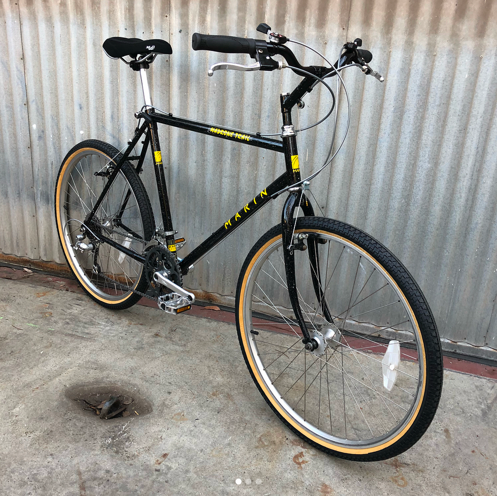Marin Vintage MTB Rebuilt as Burrito Slaying City Bike