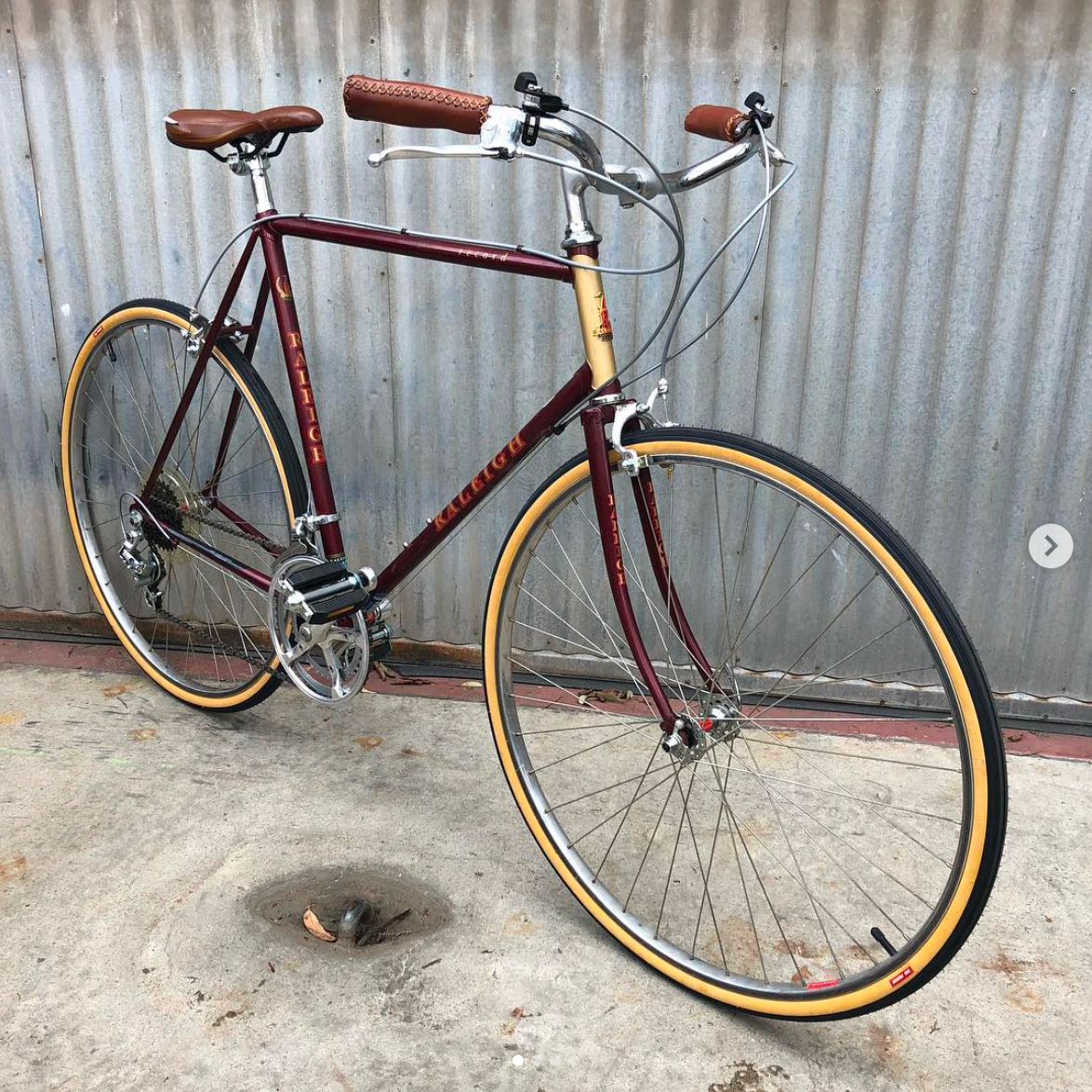 Raleigh Record Road Bike Reborn as Vintage City Bike
