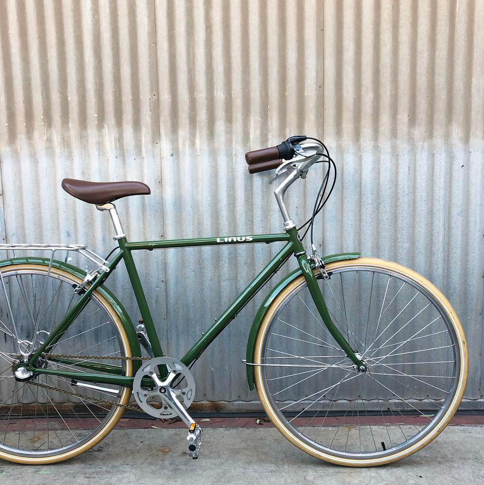 Linus Used Roadster Sport 3 - Olive with Cream Tires