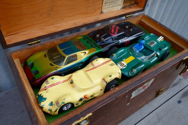 Vintage 1960's Slot Car Box