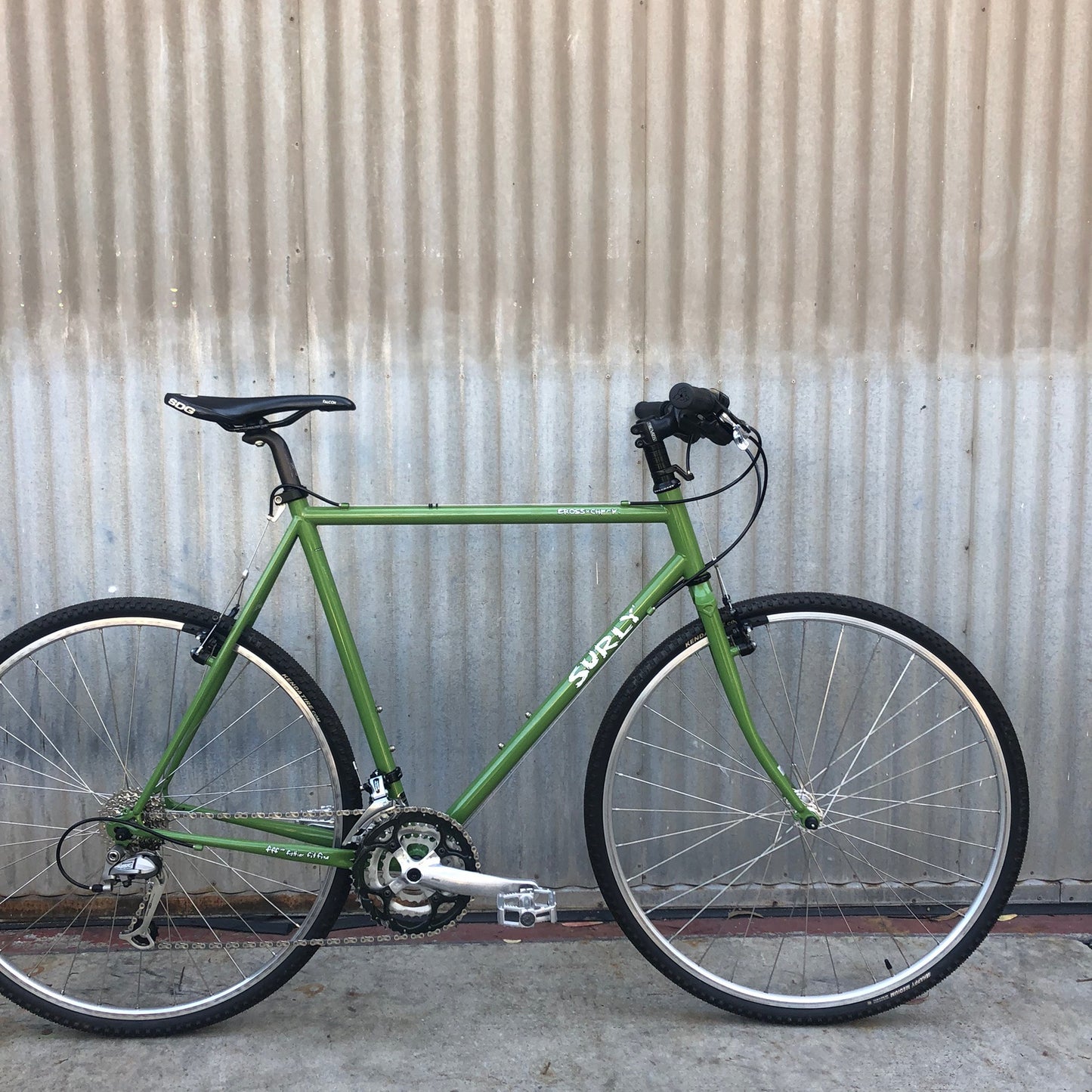 Used Surly Cross Check Set-Up as Cool Upright Gravel Commuter