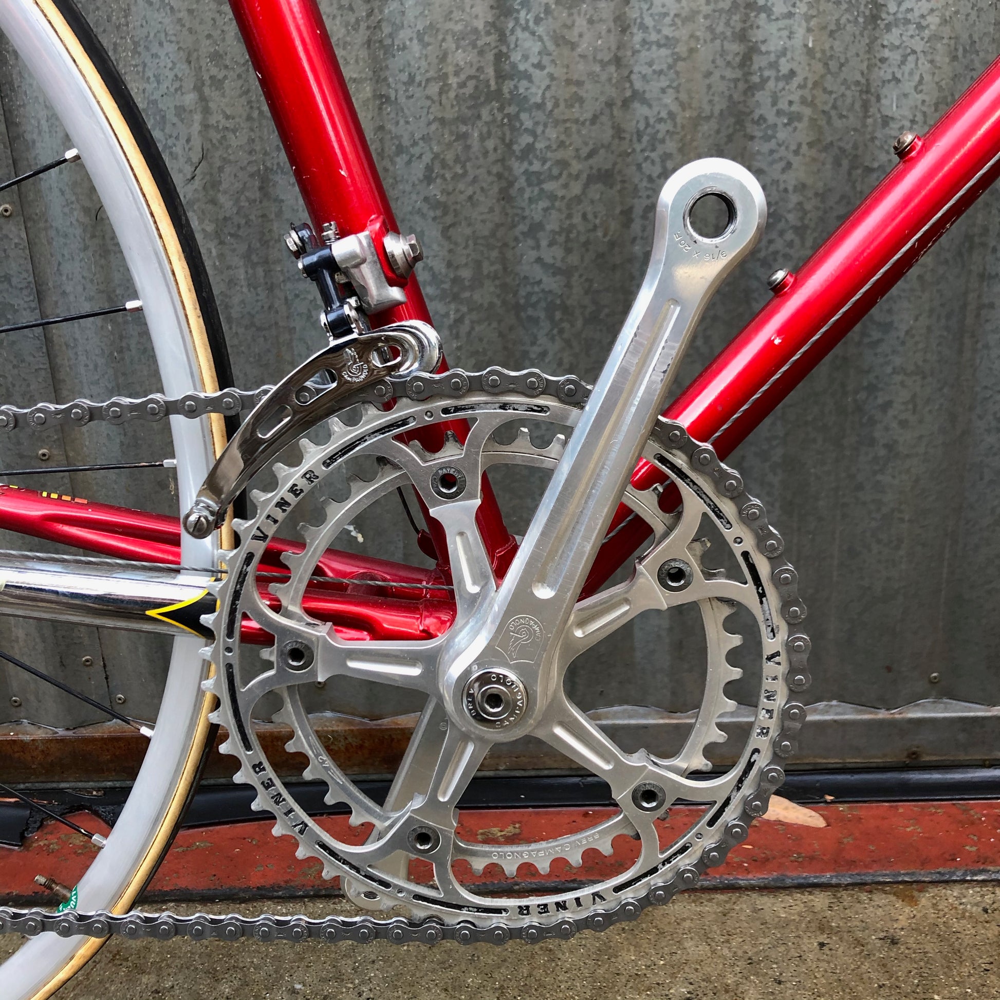viner rennrad gebraucht Vintage Italian Viner Race Bike with Pantographed Campagnolo Super Rec – Coco's Variety